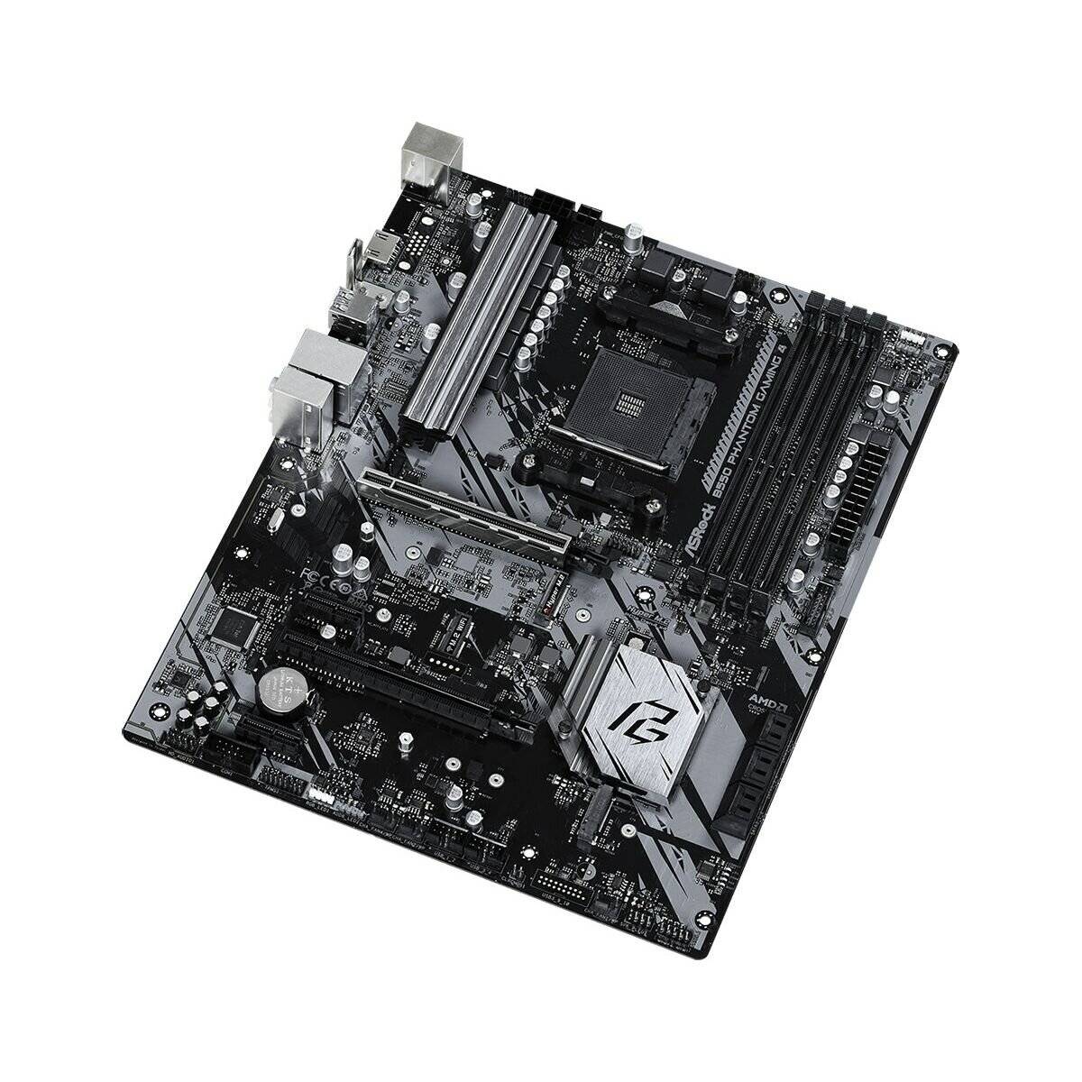 ASRock B550 Phantom Gaming 4 Motherboard ATX (90-MXBCY0-A0UAYZ) (90MXBCY0A0UAYZ)