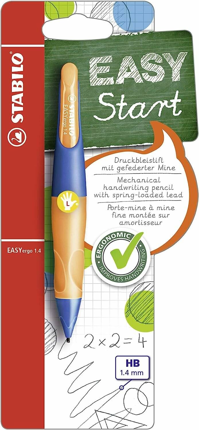 Druckbleistift EasyErgo 1,4mm L ultramarinblau- neonorange Linkshänder Stabilo