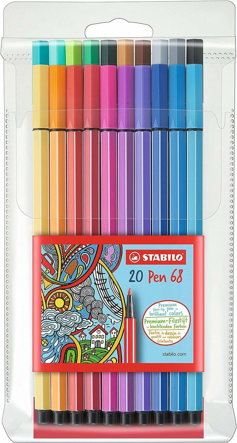 Fasermaler Stabilo-Pen 68 20er Etui 6820Pl