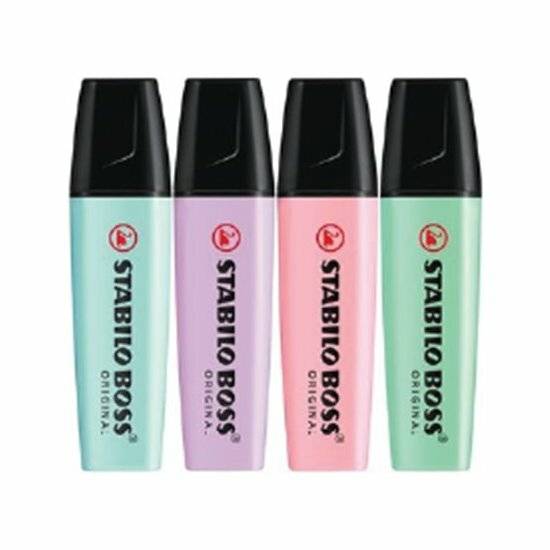 Stabilo-Boss Textmarker Pastel 4er sortiert Pasteltöne