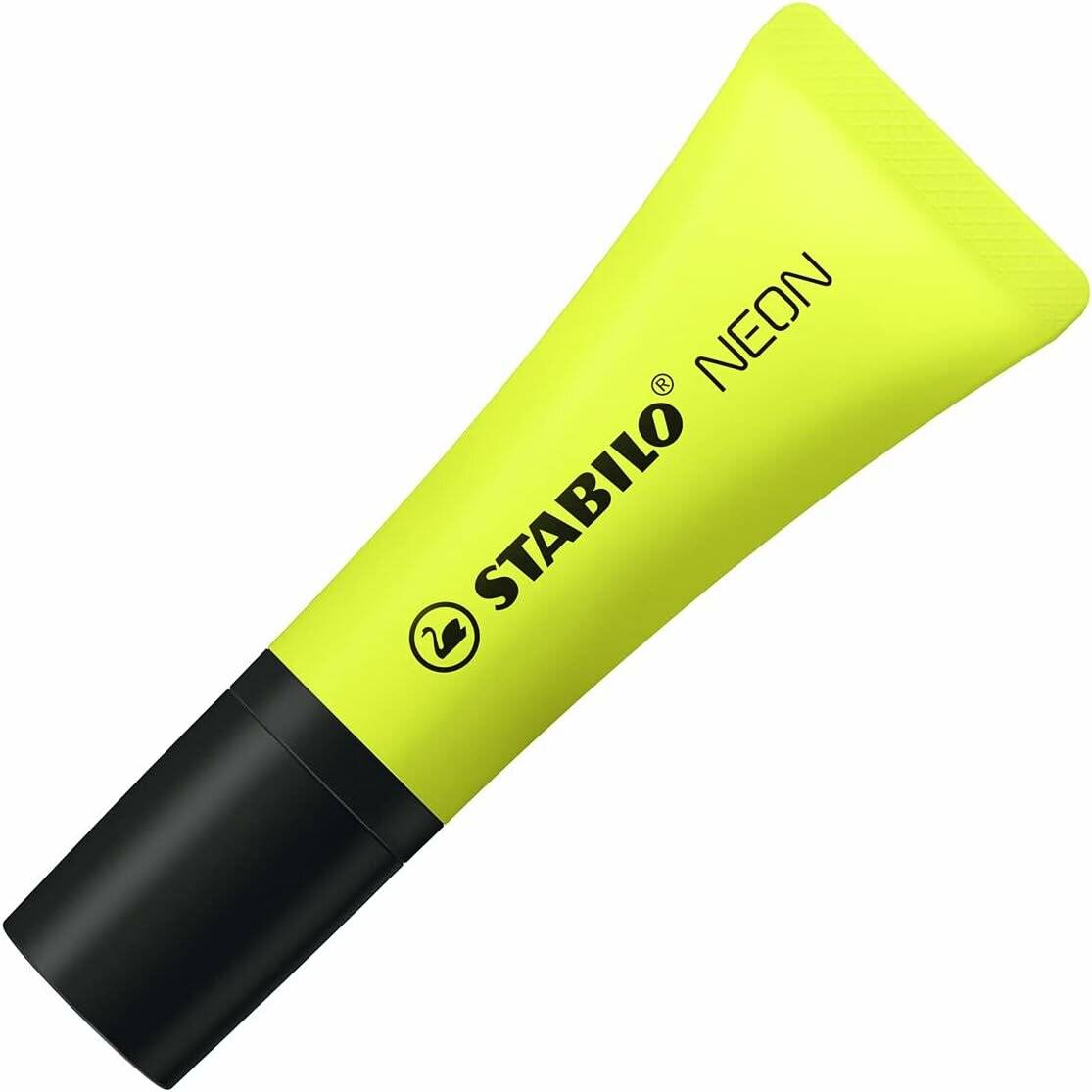 Textmarker Stabilo Neon Tubenform gelb 7224 Leuchtmarkierer