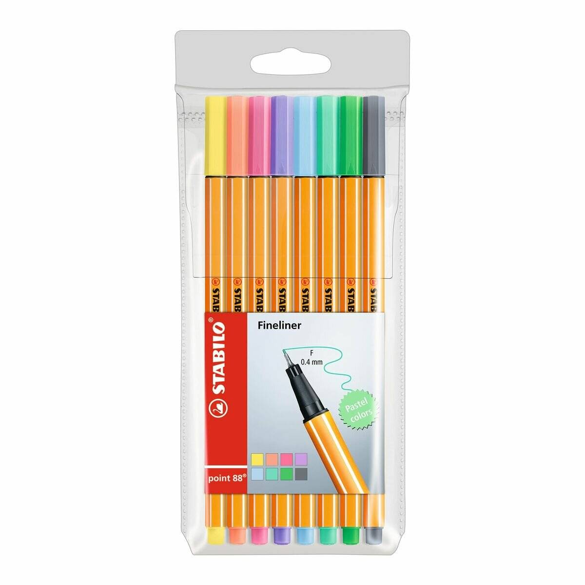 Stabilo-Point 88 Pastell 8er Etui 88801