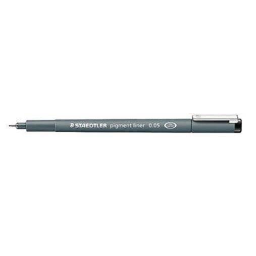 STAEDTLER Pigmentliner Staedtler 308005-9 - schwarz 0,05 mm lange Metallspitze