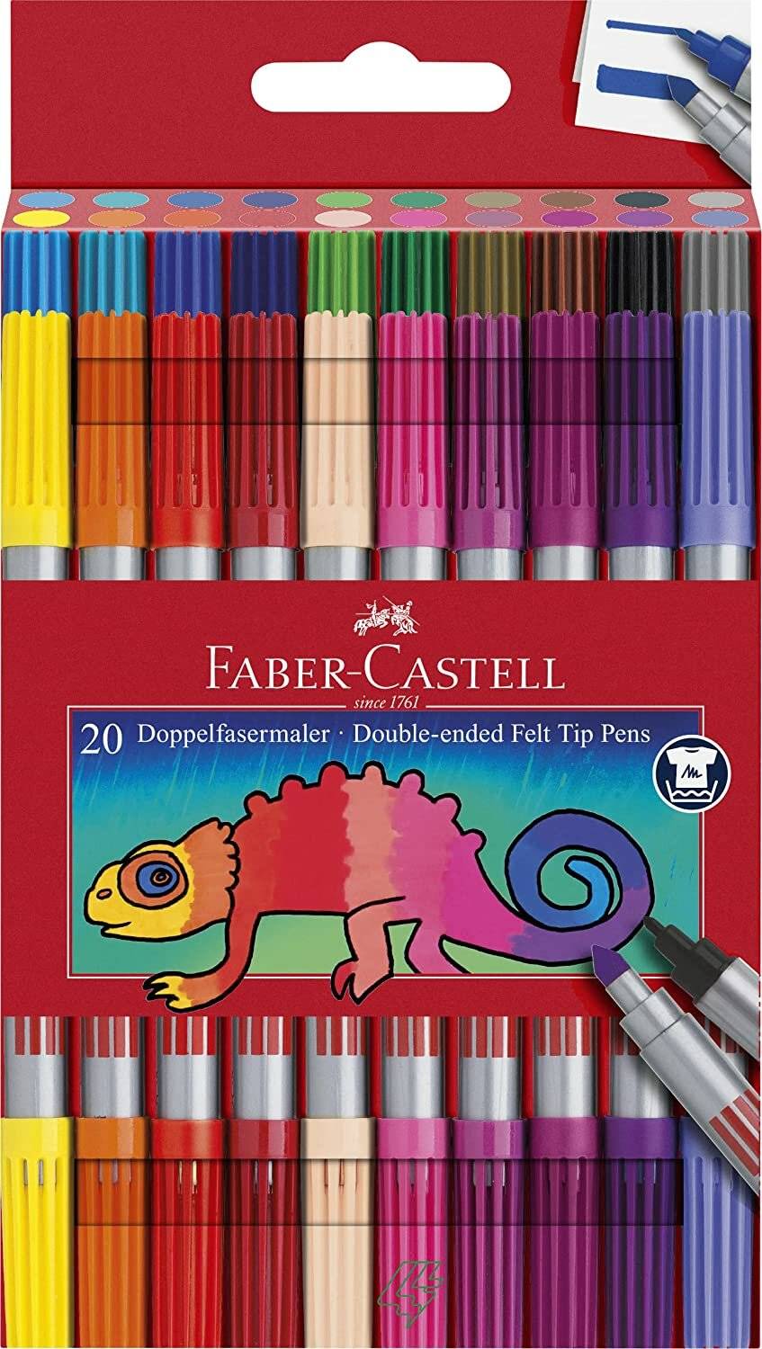Fasermaler Dick und Dünn 20er-Etui Faber-Castell 151119