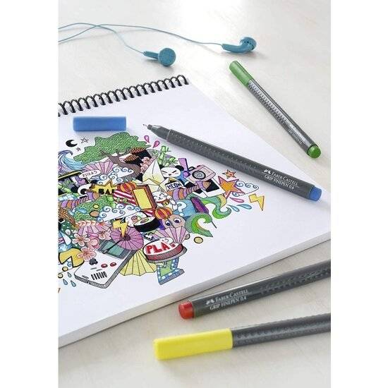 Fineliner Grip Finepen 10er-Sc.