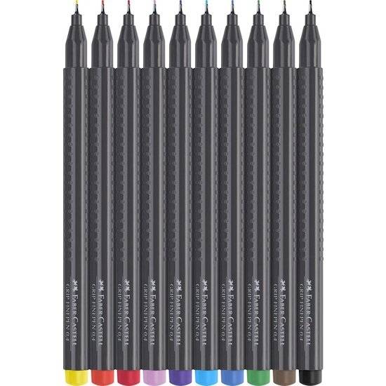 Fineliner Grip Finepen 10er-Sc.
