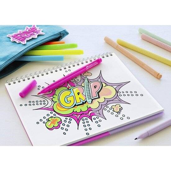Faber-Castell Grip Filzstifte farbsortiert