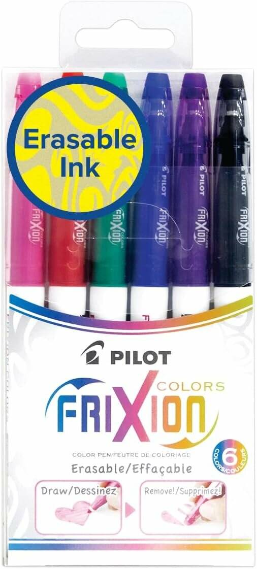 Fasermaler Frixion Colors 6er Etui 4144S6