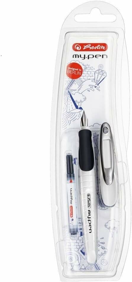 Füller My Pen M Feder weiss schwarz