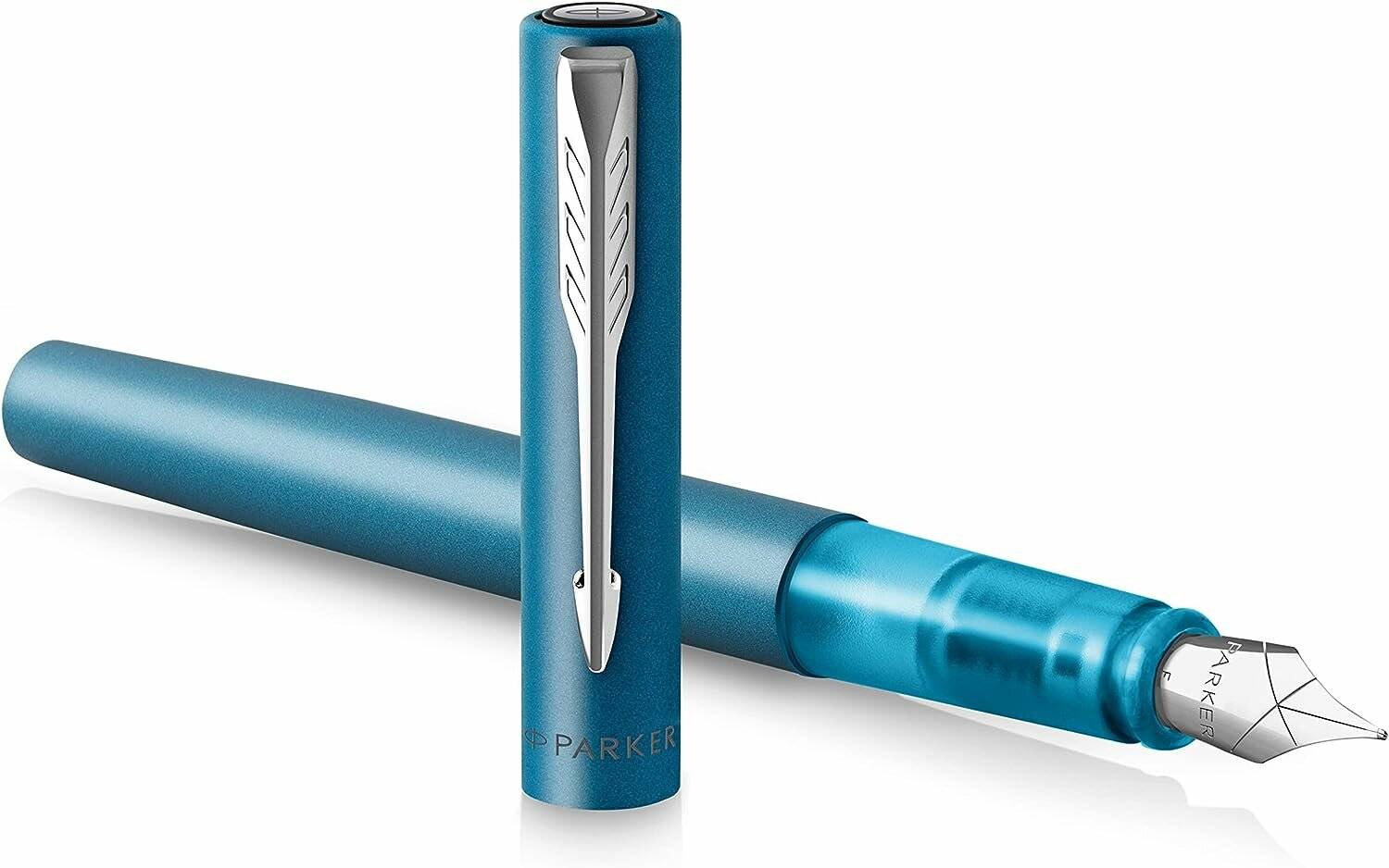 Füller Parker Vector XL Metallic Teal M-Feder Gehäuse teilw.transparent