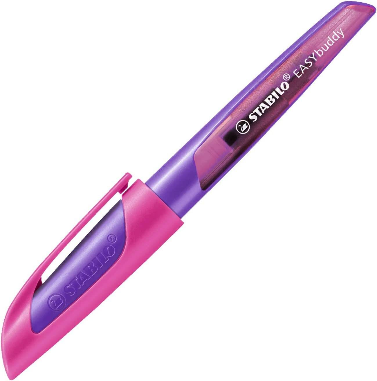 Füller Easy Buddy M-Feder lila-magenta Stabilo Soft-Griffzone