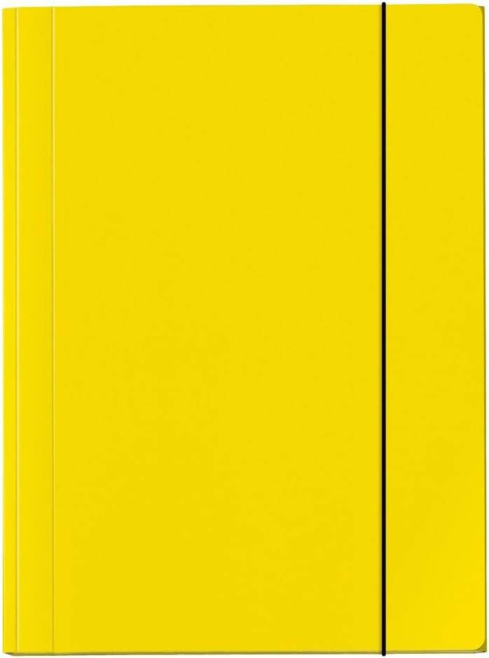 Sammelmappe Karton A4 15mm gelb Gummizug Veloflex