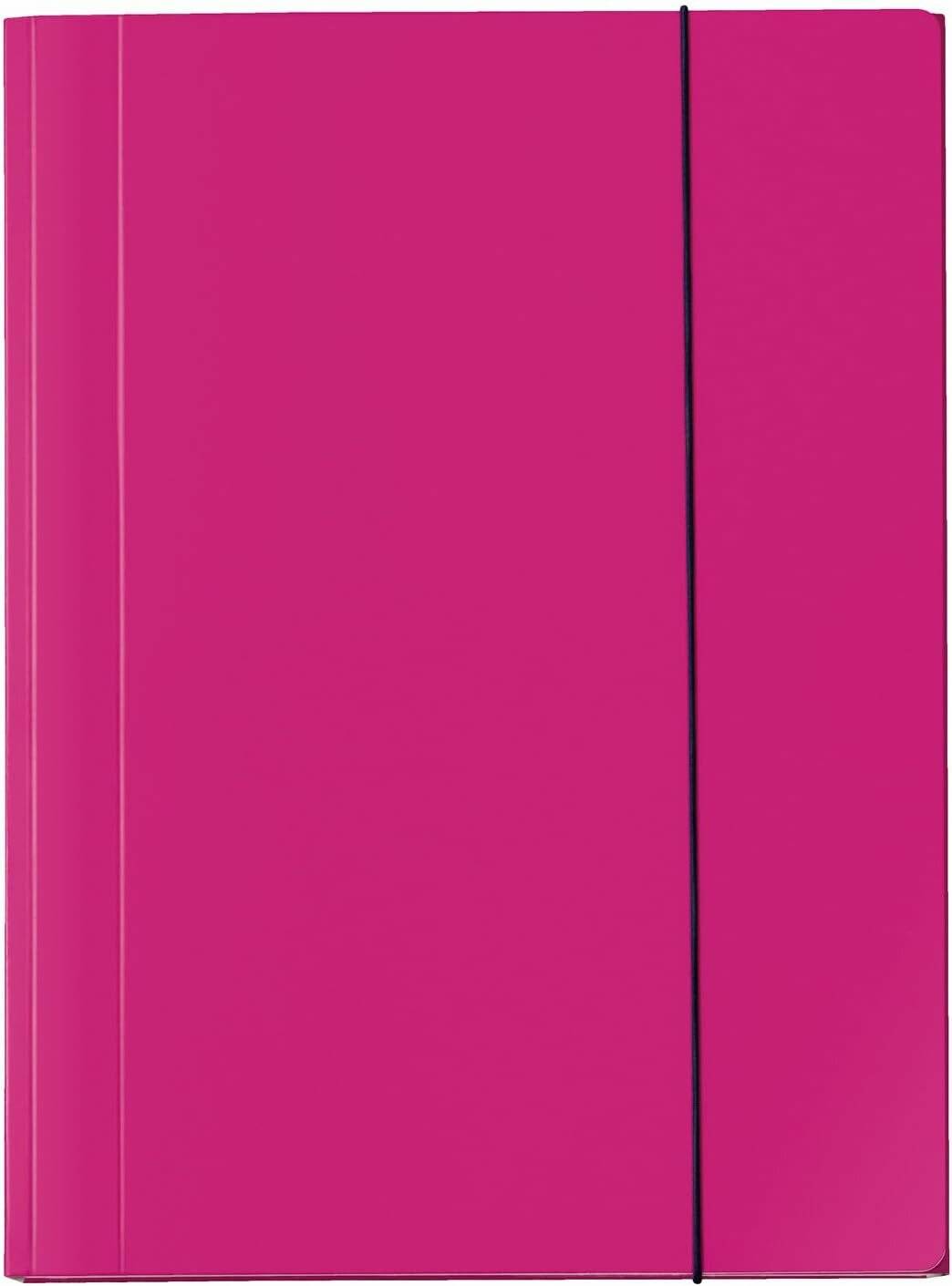 Sammelmappe Karton A4 15mm pink Gummizug Veloflex