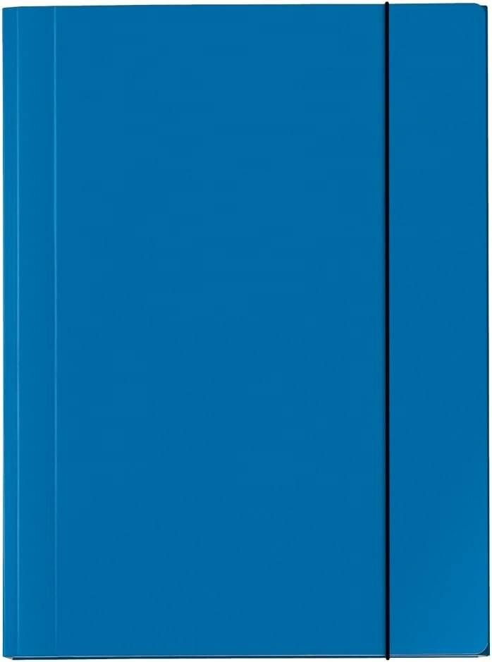 Sammelmappe Karton A4 15mm hellblau Gummizug Veloflex