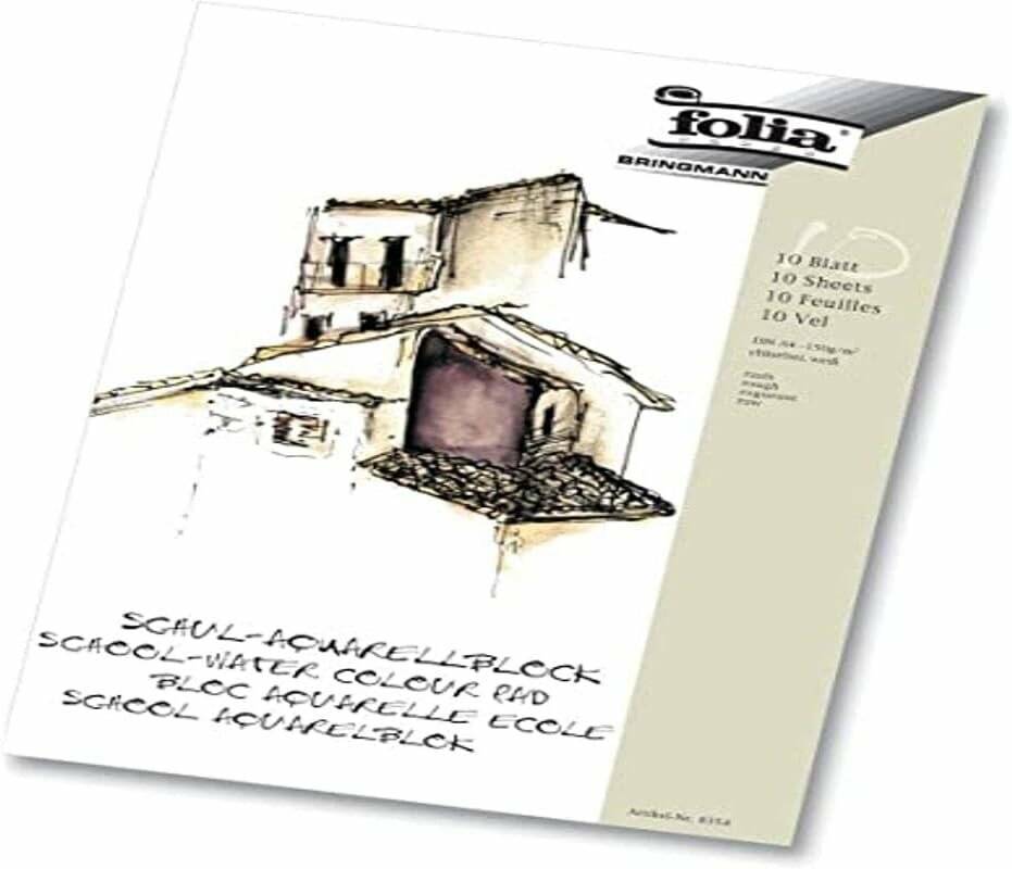 Aquarellblock Din A3 150g Schule Rauh 3fach geleimt