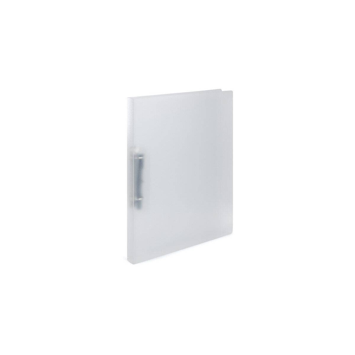 Ringbuch A4 2 Ring 25mm transluzent weiss Herma