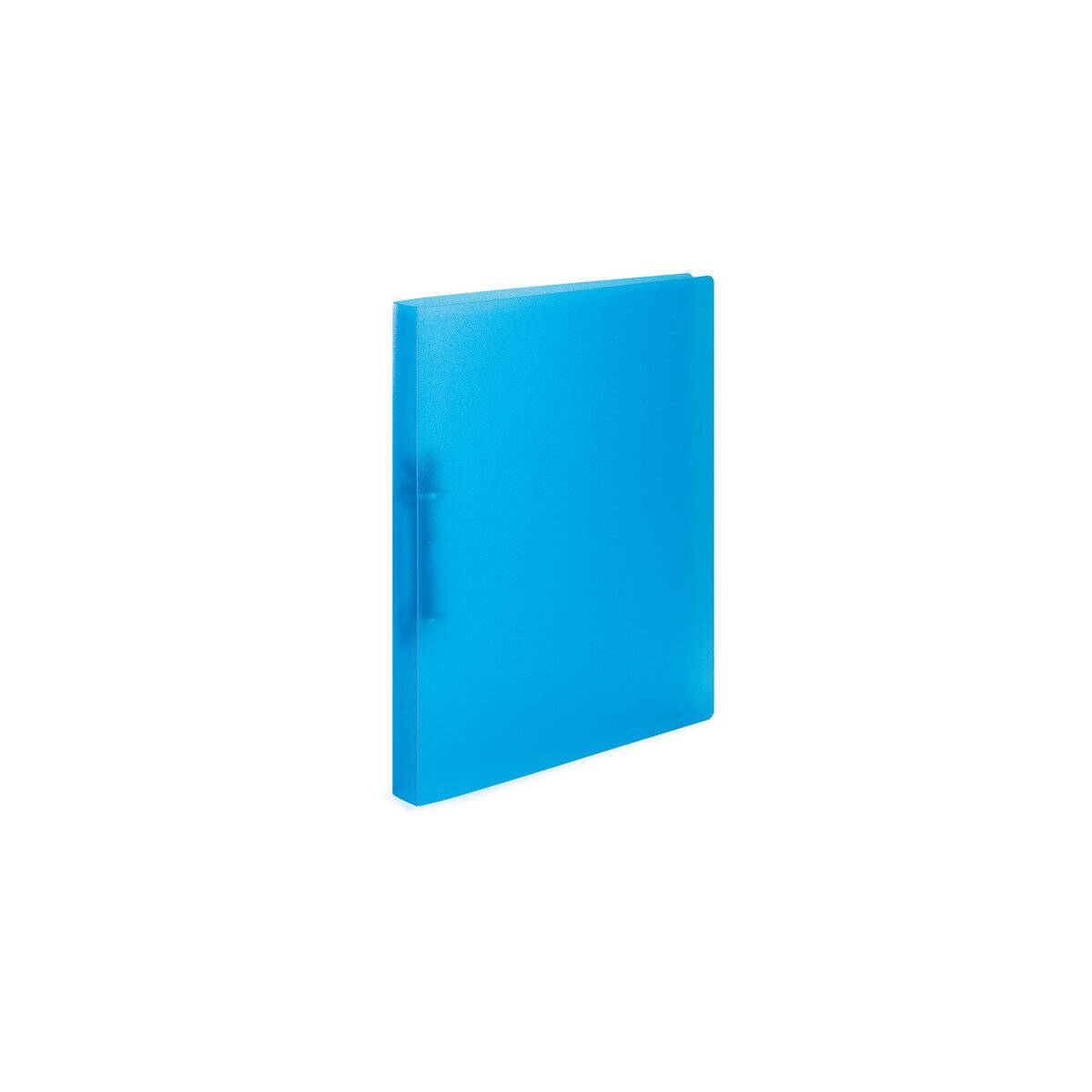 Ringbuch A4 2 Ring 25mm transluzent blau Herma