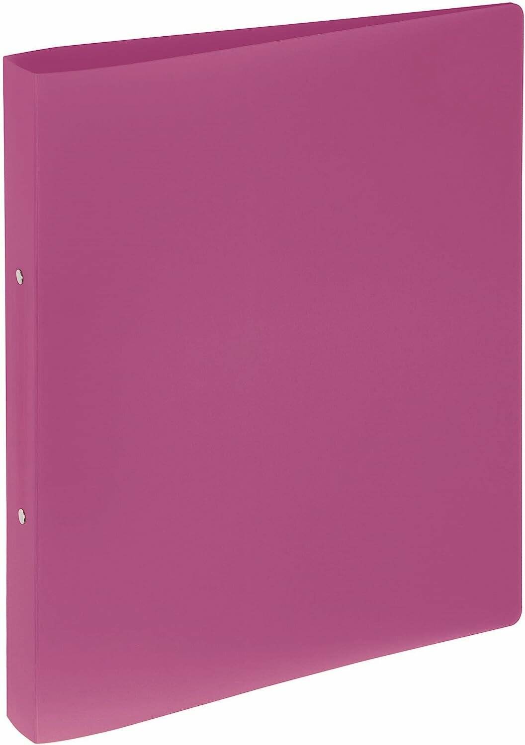 Ringbuch A4 2-Ring 25mm Lucy Basic PP dunkelrosa