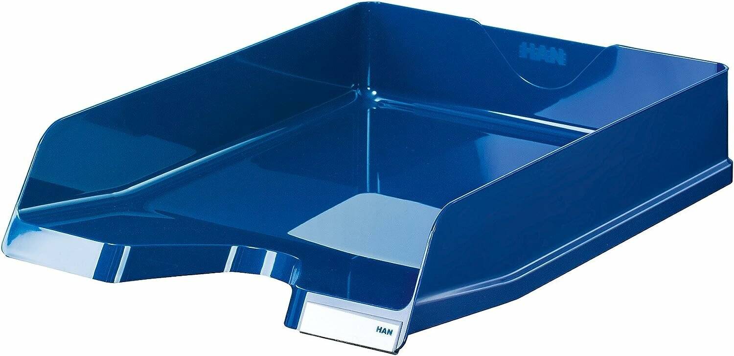 Briefkorb A4 Viva glänzend blau