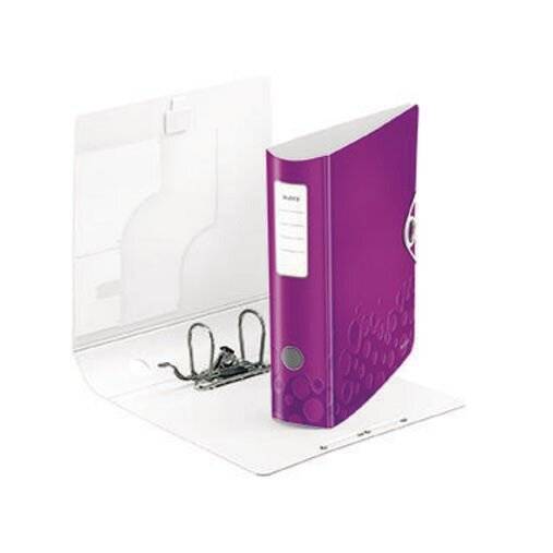Ordner A4 breit Wow violett metallic Leitz