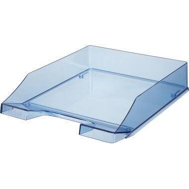 Briefkorb Blau Kunststoff Transparent