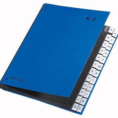 Pagna PAGNA Pultordner Color 24 Fä cher A-Z blau