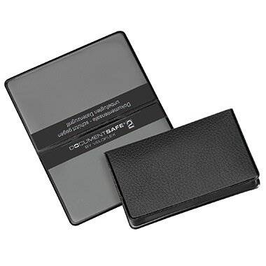 Schutzhülle RFID 93X59mm Document Safe schwarz gegen Datendiebstahl