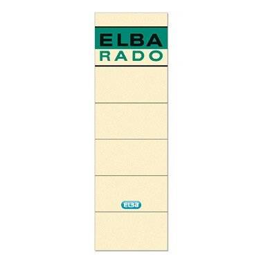 Rückenschild SK 10er kurz breit chamois ca 59x190mm Elba 04617CH