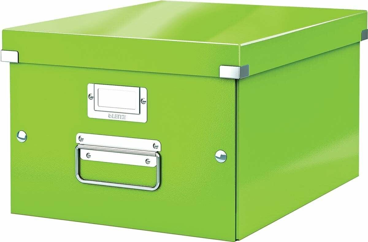 LEITZ Aufbewahrungsbox Leitz Click & Store 6044 - Mittel 281 x 200 x 370 mm grün Graukarton