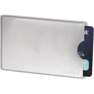 Schutzhülle Kreditkarte RFID 10ST 54x86mm silber