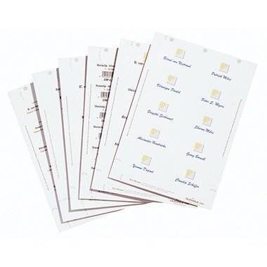 DURABLE Namensschild Einsteckschild Durable 1451 - 30 x 60 mm weiß für Laser-, Inkjet-, Matrixdrucker und Kopierer Pckg/540