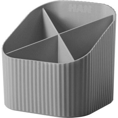 HAN Schreibtischkö cher Re-X-LOOP 17238-991 4Fä cher RC dunkelgrau