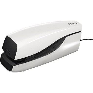 LEITZ Elektroheftgerät Leitz NeXXt 5533 - perlweiß 20 Blatt Springfachmechanik Metall/Kunststoff