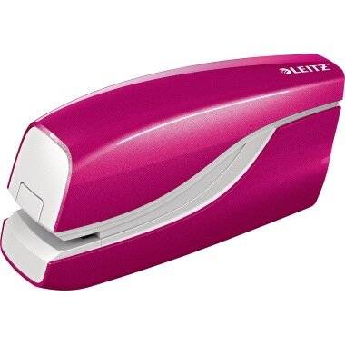 LEITZ Elektroheftgerät Leitz WOW 5566 - pink 10 Blatt Springfachmechanik Metall/Kunststoff