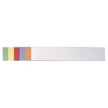 Moderationskarten 130g Titelstreifen 9,5x54,5cm 100Stück sortiert