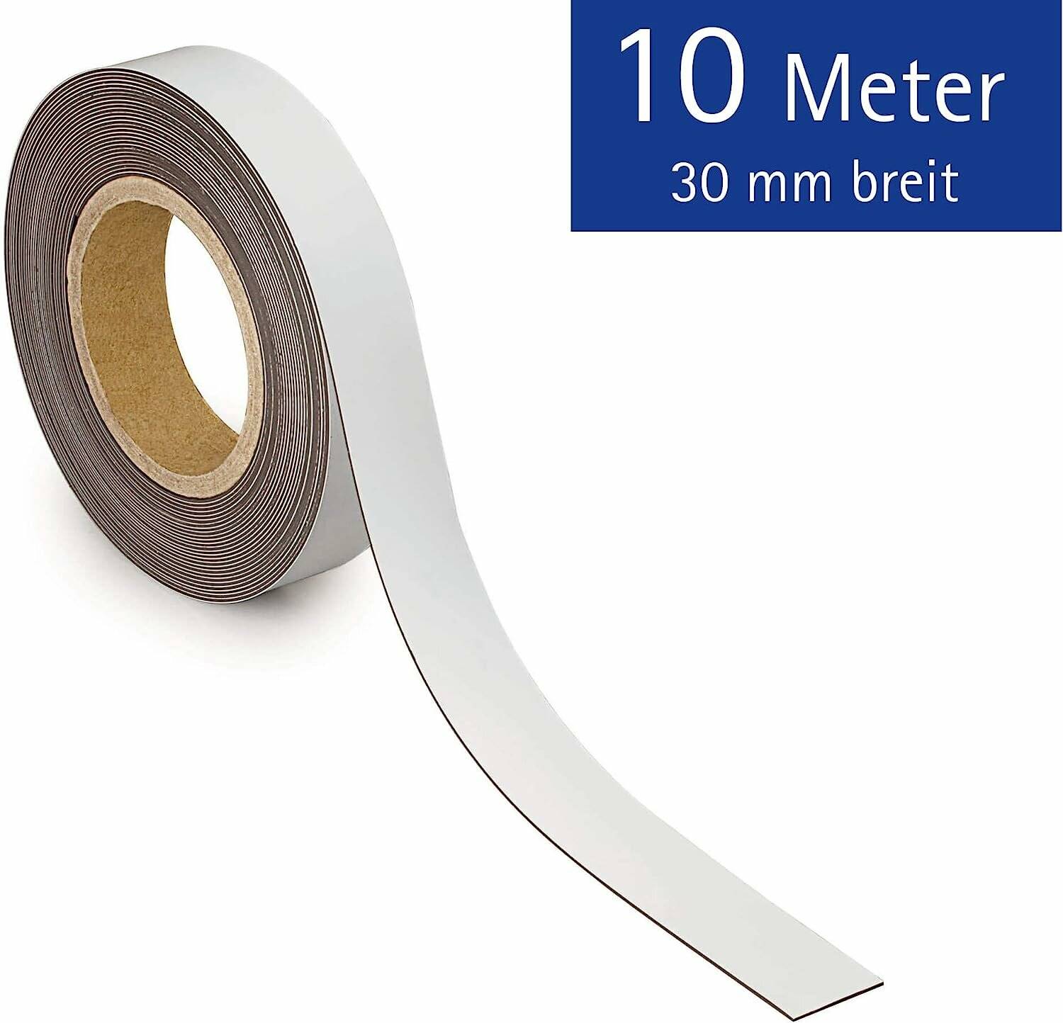 Magnetband 10m 30mm weiss 6524502 Maul
