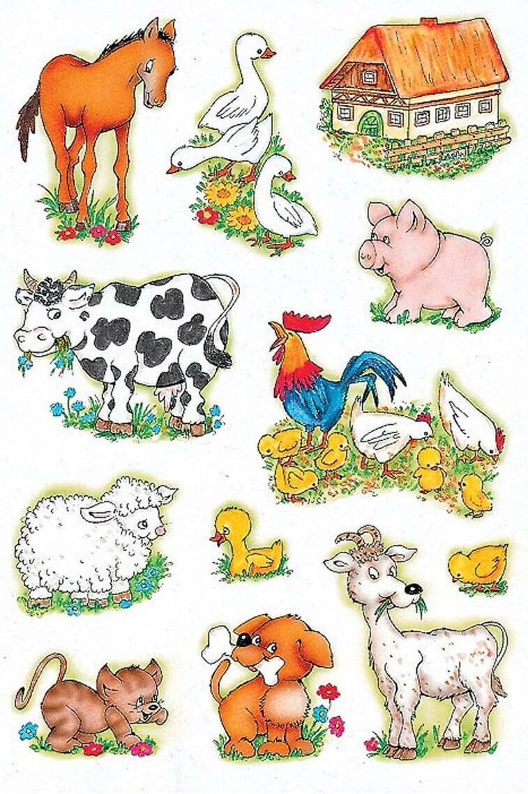Decor-Sticker Bauernhoftiere 5419 Herma