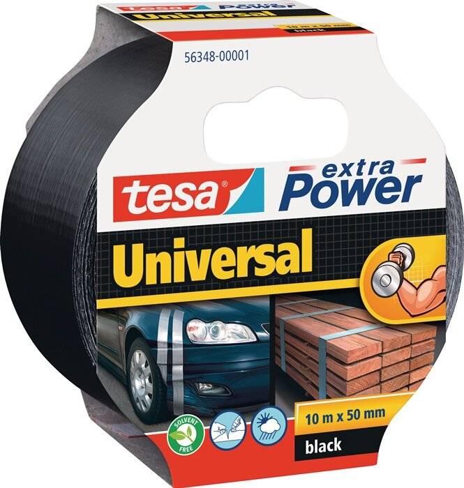 Tesa Tesa Gewebeband extra Power 56348 schwarz - 56348-00001-05