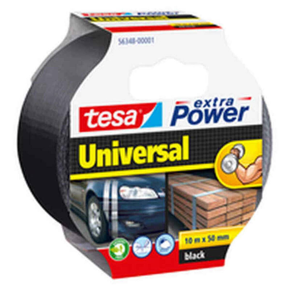 Tesa Tesa Gewebeband extra Power 56348 schwarz - 56348-00001-05