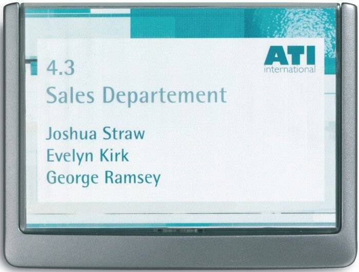 Durable Tü r-/Infoschild B149xH105,5mm - 486137