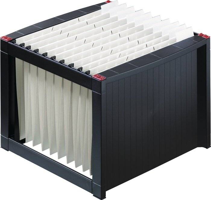 Hängeregistraturgestell Ku.schwarz H272x Kunststoff schwarz