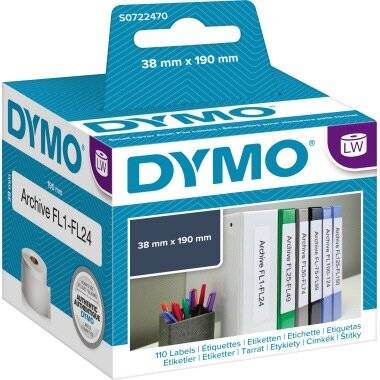 Dymo Dymo Etiketten 99018 White (S0722470)
