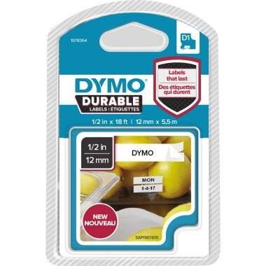 Dymo D1 Vinyl-Schriftband 1978364 12mm x 5,5m