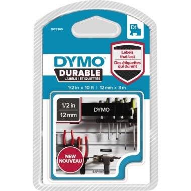 Dymo D1 Vinyl-Schriftband 1978365 12mm x 3m