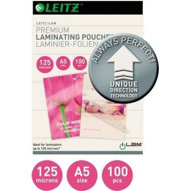 Leitz Laminierfolie UDT 74930000 DIN A5 Verwendung für Papierformat: DIN A5