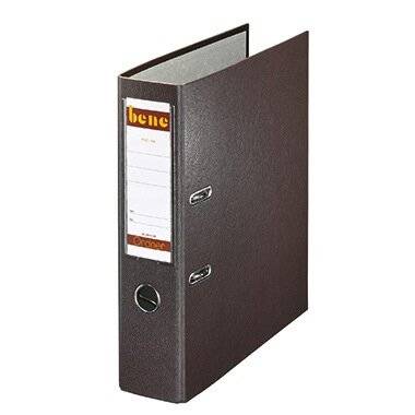 Bene Ordner 291400 BN DIN A4 80mm PP bra Rückenbreite: 80 mm