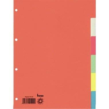 Bene Register 97400 blanko DIN A4 6teili Verwendung für Papierformat: DIN A4