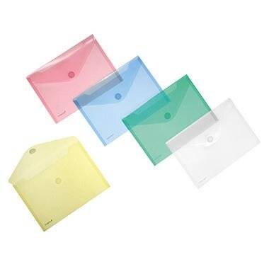 FolderSys Dokumententasche 40102 A5 farbig sortiert/transparent