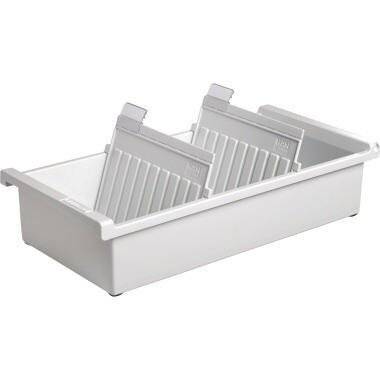 HAN Karteitrog 956-0-11 DIN A6 quer max. Maße: 17,1 x 7,6 x 34,6 cm (B x H x T)