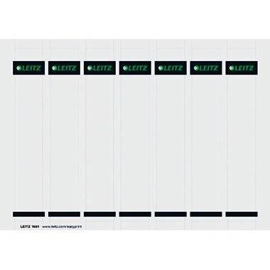 Leitz Einsteckrückenschild 16810085 kurz Format des Schildes: schmal/kurz